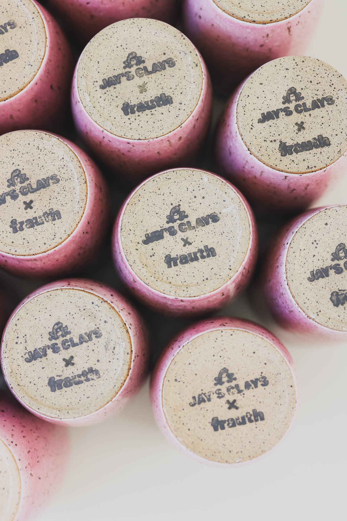 [ Pink Ceramic To Go Tumbler ]